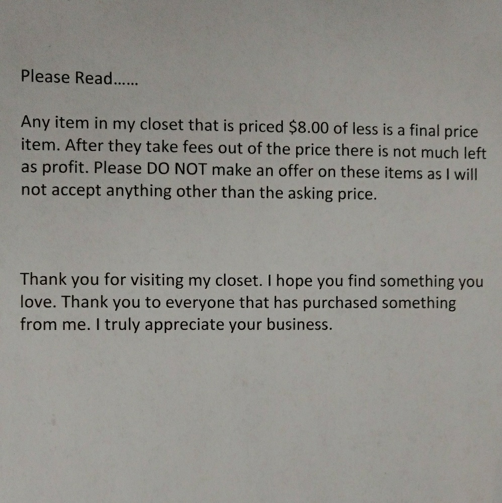*PLEASE READ* I’ve change it to $10 or less